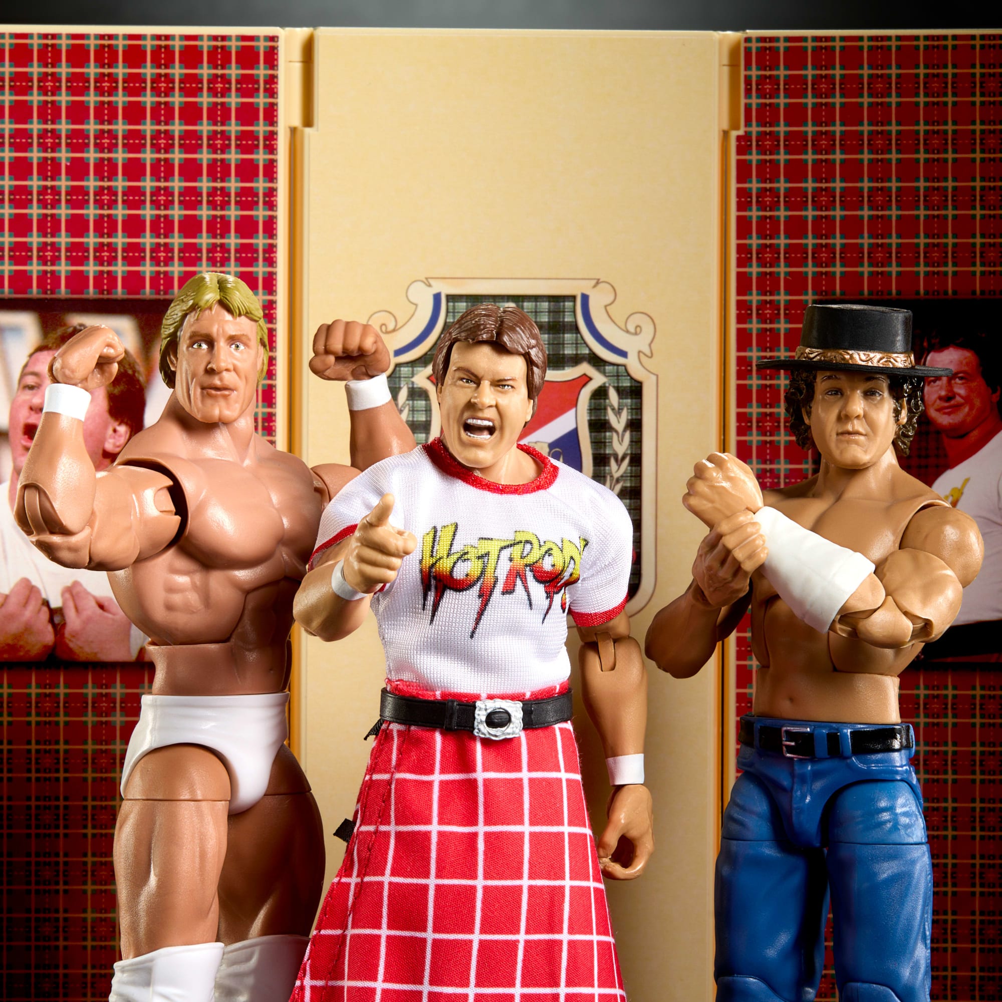 WWE Elite Collection Piper’s Pit Set of 3 Action Figures