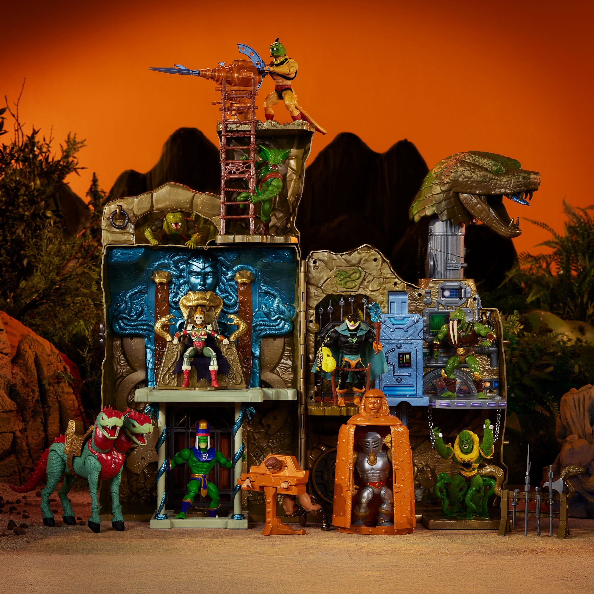 Masters of the Universe Origins Snake Lair Playset Crowdfund