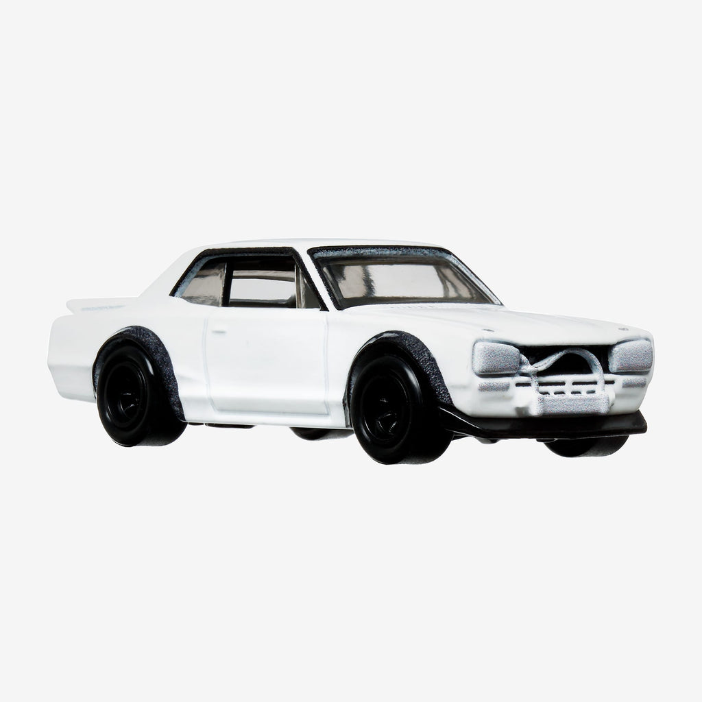 Hot Wheels Premium Collector Set, 3 Nissan Skyline Cars & 1 Transporter