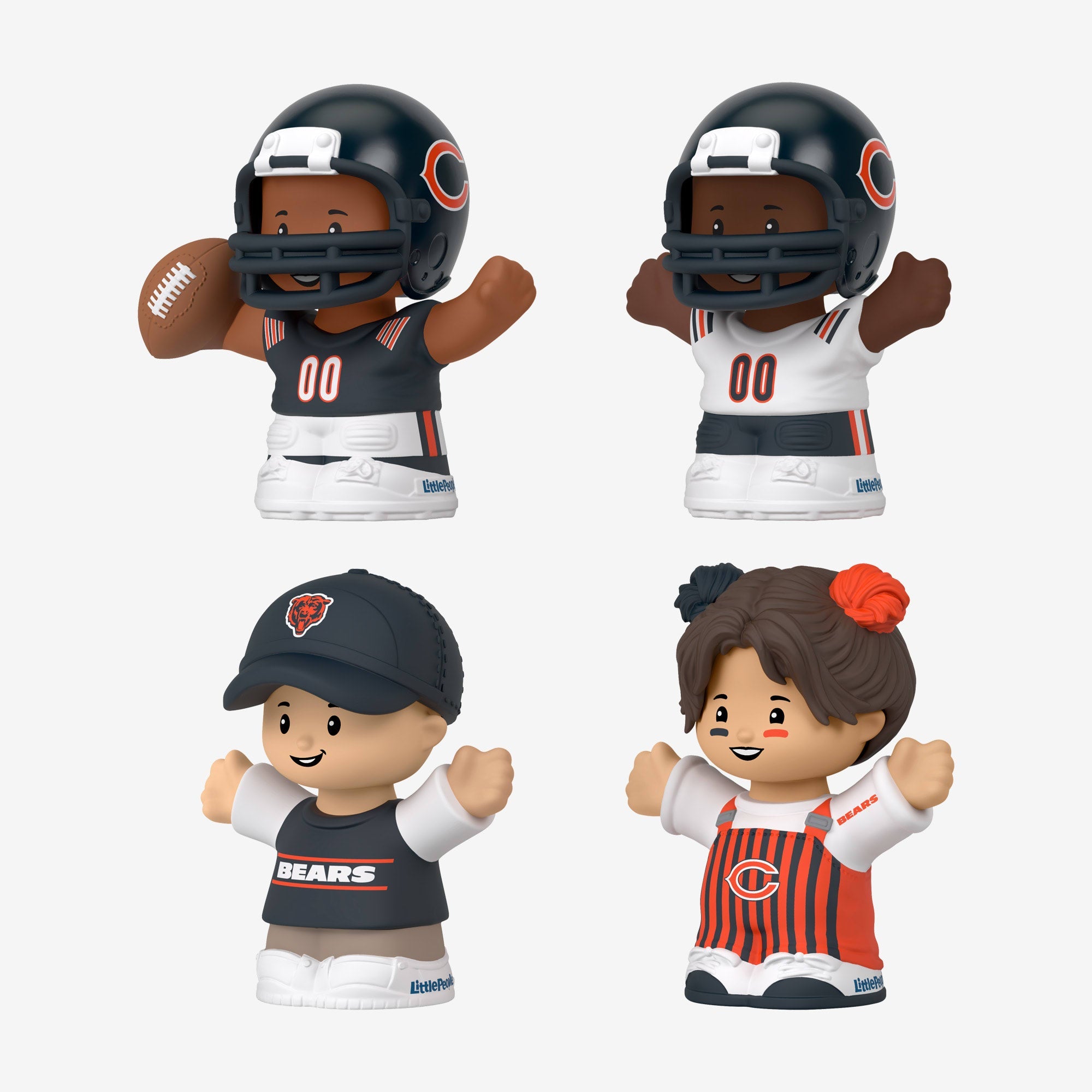 Little People Collector x NFL Chicago Bears Set