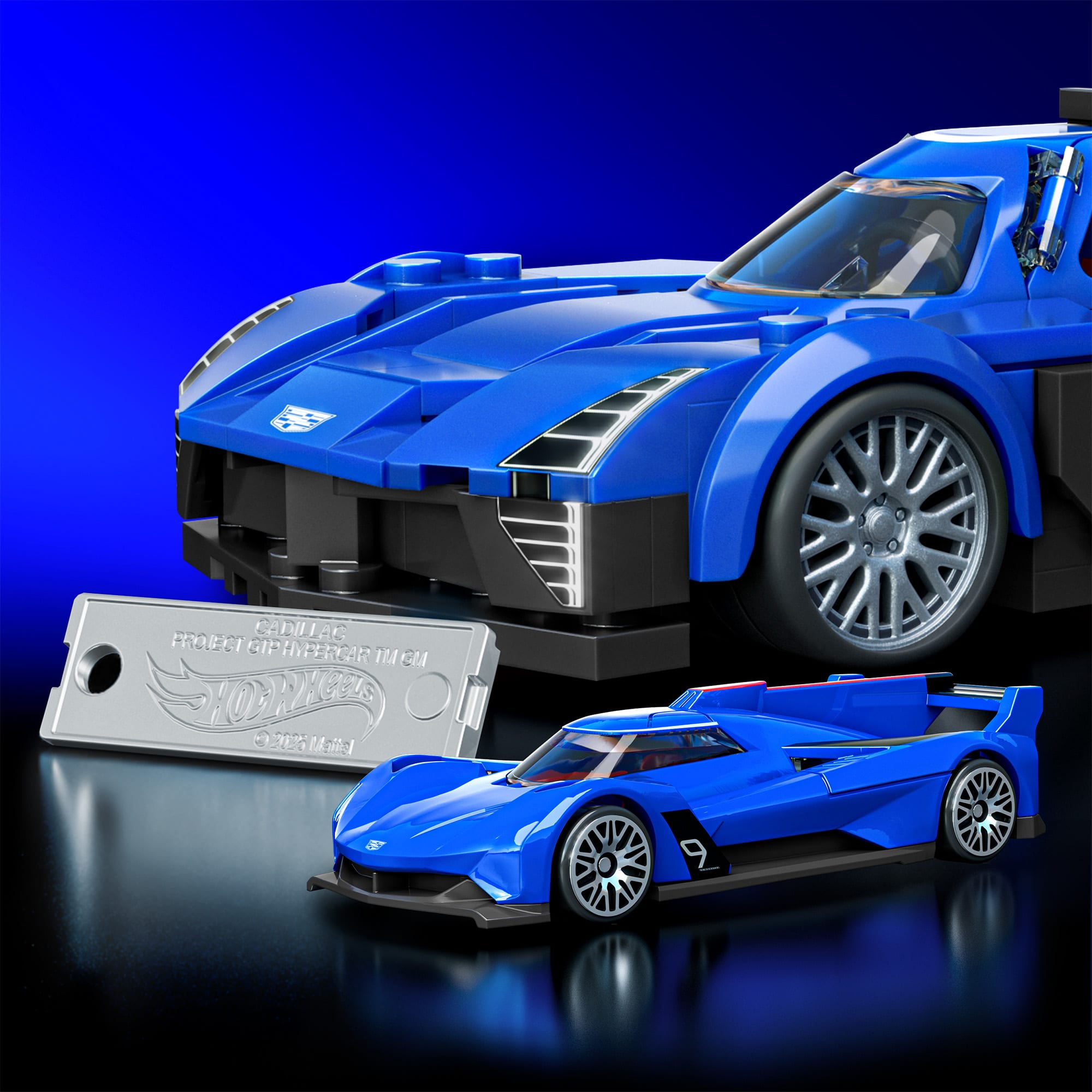 Mattel Brick Shop Hot Wheels Cadillac Project GTP Hypercar Building Set