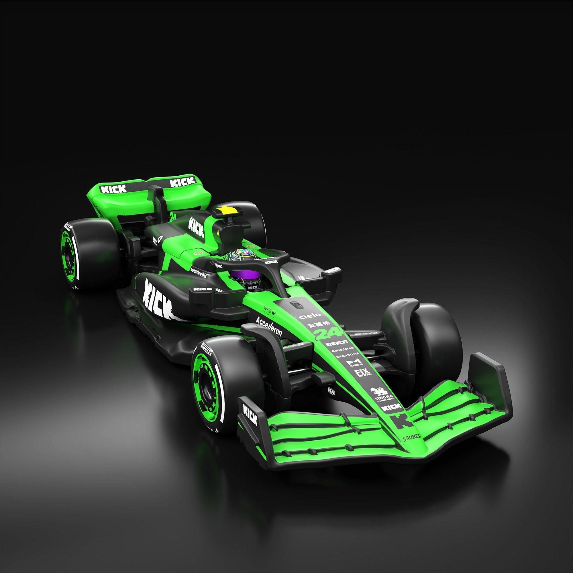 Hot Wheels F1 Series: 2024 Stake F1 Team KICK Sauber C44 Car #24