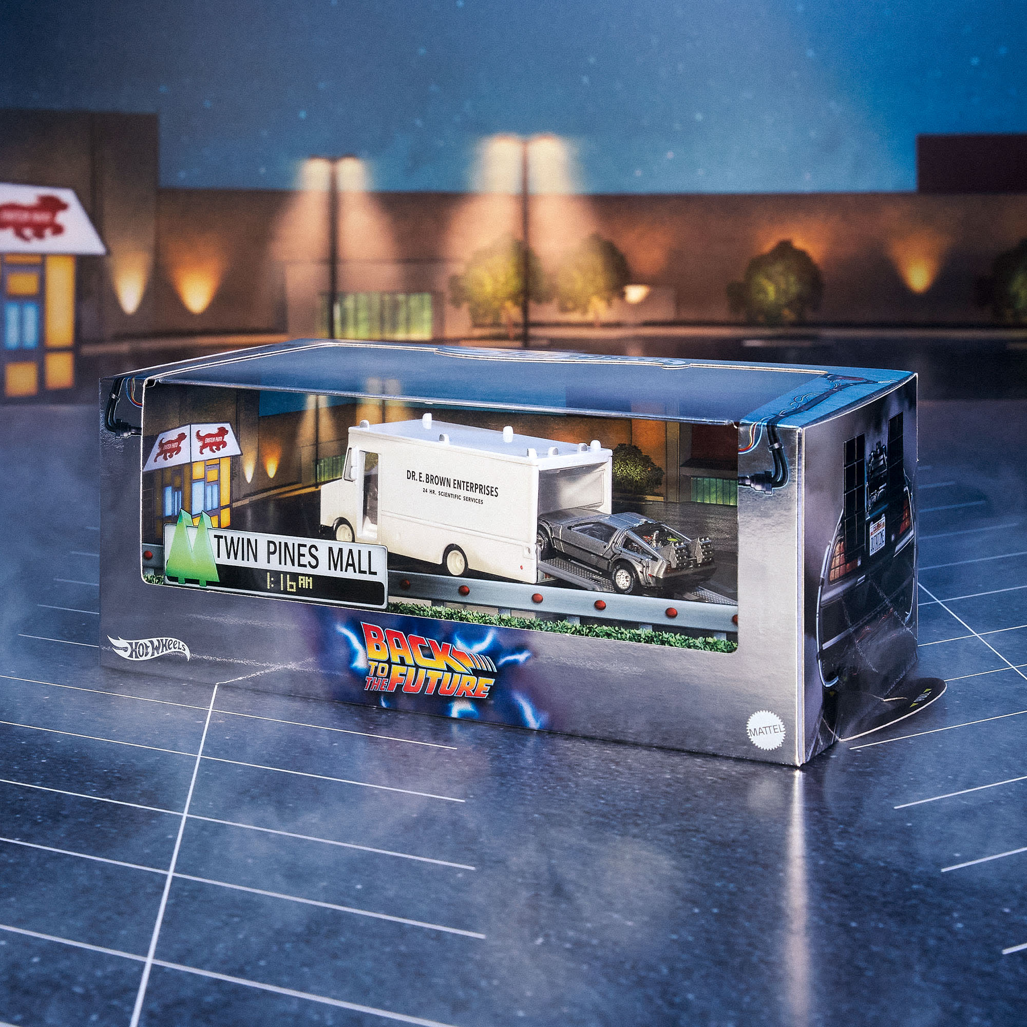 Hot Wheels Back to the Future 40th Anniversary Set