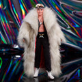 Ken Doll in Faux Fur Coat and Black Fringe Vest – Barbie The Movie