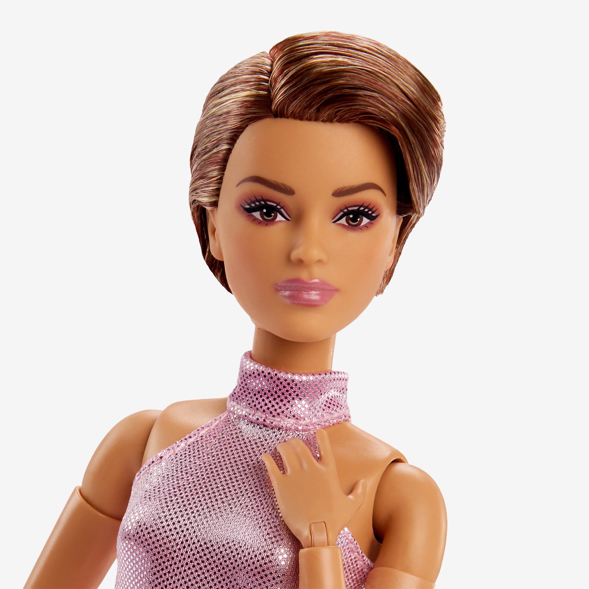 Barbie Looks Doll #22 (Petite, Short Auburn Hair)