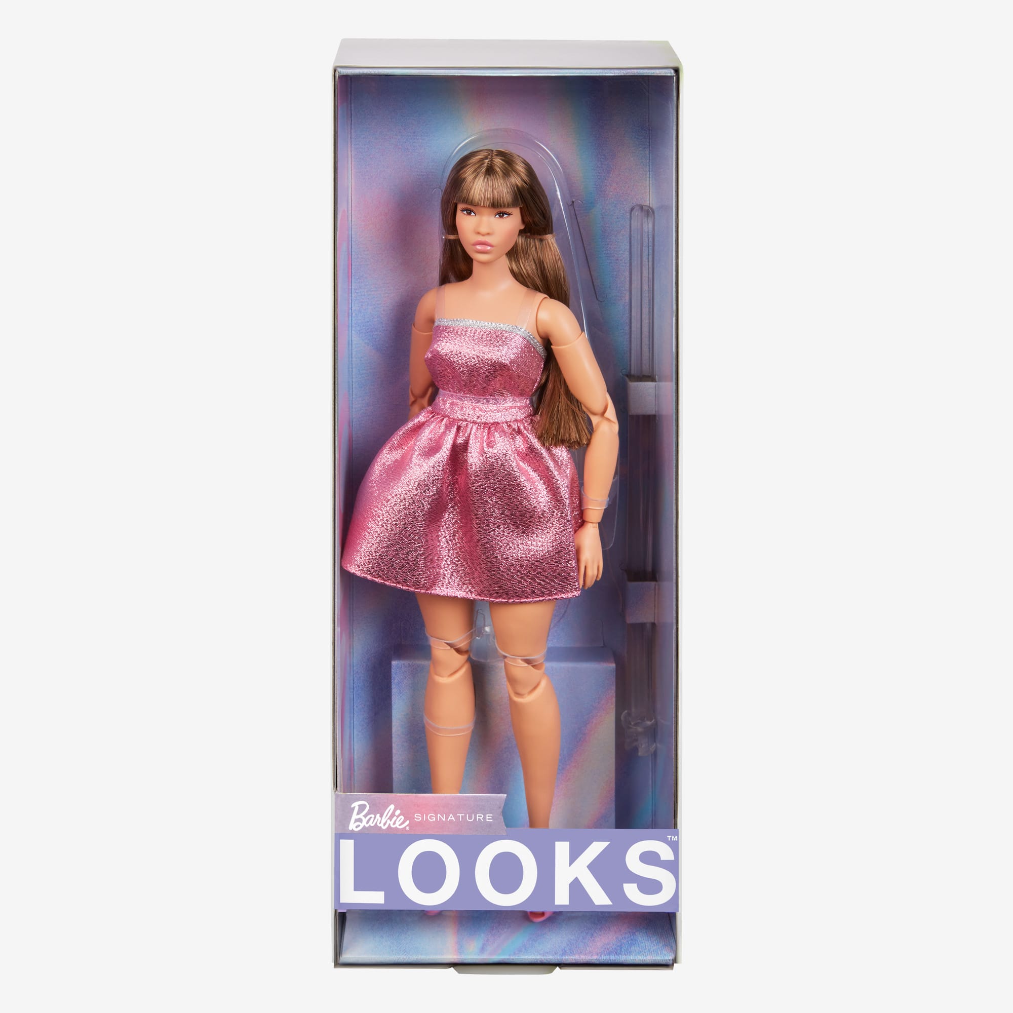 Barbie Looks Doll #24 (Curvy, Long Brown Hair)