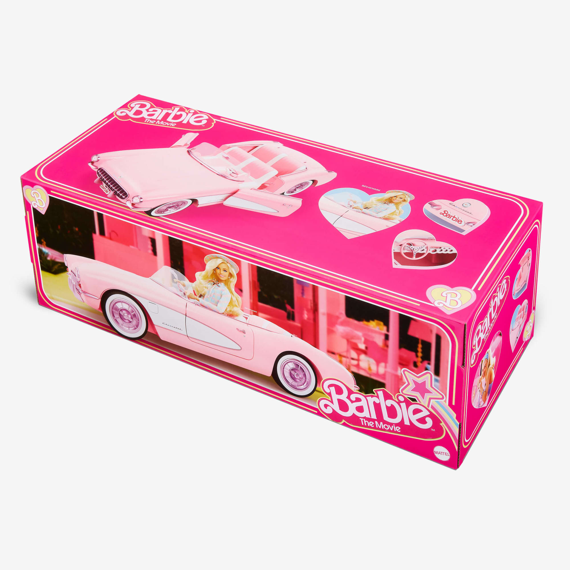 Barbie The Movie Pink Corvette Convertible