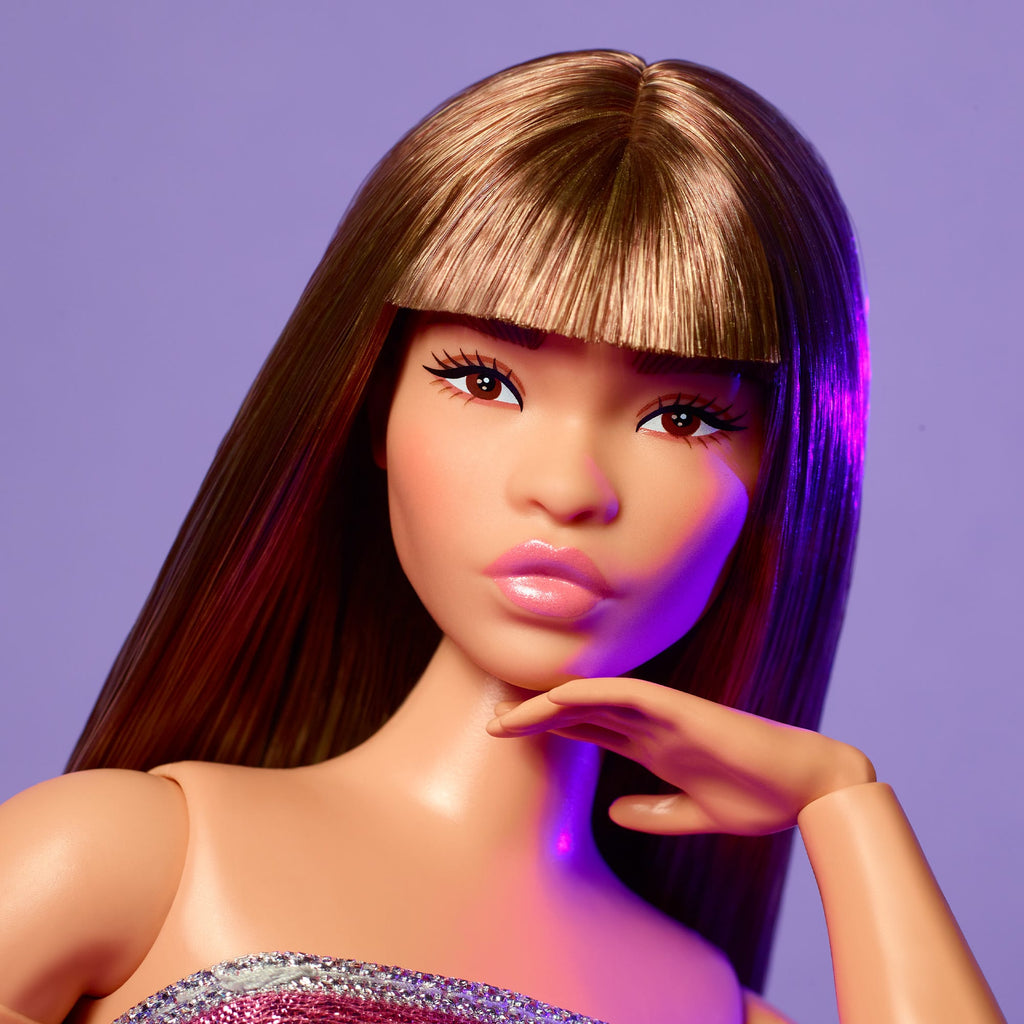Barbie Looks Doll #24 (Curvy, Long Brown Hair)